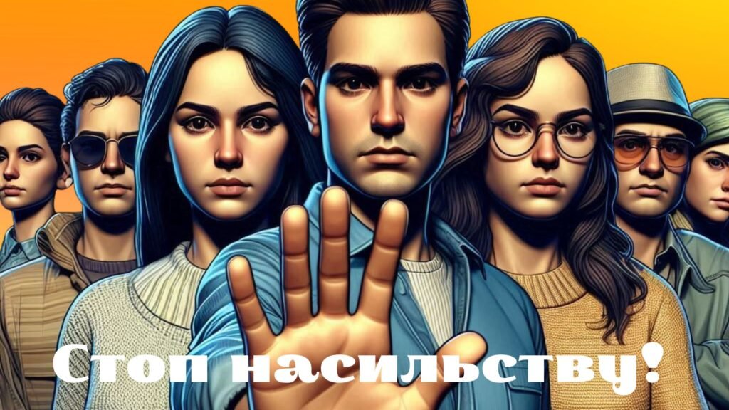 Головне зображення розробки: Презентація “Стоп насильству!” в межах акції “16 днів проти насильства”