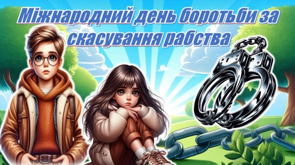 Головне зображення розробки: 🌍Міжнародний день боротьби за скасування рабства🌍