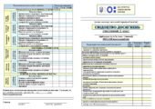 СВІДОЦТВО ДОСЯГНЕНЬ УЧНІВ 8 КЛАСУ НУШ. 1 іноземна мова + курси за вибором