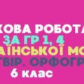 КПР за групами результатів ГР 1, 4. Словотвір. Орфографія. 6 клас