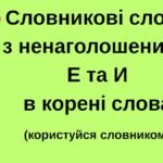 Фото розробки: Картки. Ненаголошені Е та И в корені слів.
