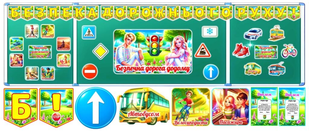 Головне зображення розробки: Матеріали до Тижня безпеки дорожнього руху. Тиждень безпеки дорожнього руху. Безпечна дорога додому. Увага! Діти на дорозі!