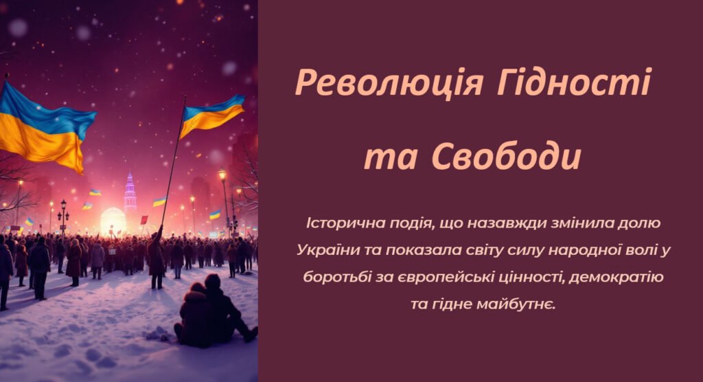 Головне зображення розробки: Презентація. День Гідності та Свободи