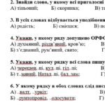 Фото розробки: ГР 4. Підсумкова (діагностична) робота. Укр. мова. 5 клас. “Фонетика. Графіка. Орфоепія. Орфографія” (МНП Голуб) 2 варіанти