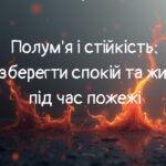 Фото розробки: Презентація “Полум’я і стійкість: як зберегти спокій та життя під час пожежі”