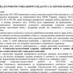 Фото розробки: План роботи соціального педагога на 2025/2026 навчальний рік