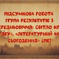Підсумкова контрольна робота «Середньовіччя: світло крізь темряву», «Літературний міст у сьогодення» за 3 групою результатів, 8 клас, з відповідями