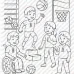 Фото розробки: 3 грудня Міжнародний день людей з інвалідністю- розмальовки