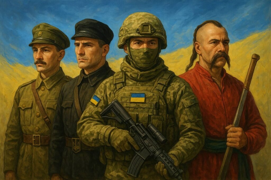 Головне зображення розробки: Історичні пісні про визвольні змагання в ХХ ст. «Виряджала мати сина під Крути до бою».