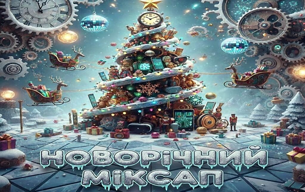 Головне зображення розробки: НОВОРІЧНИЙ МІКСАП— готовий набір матеріалів для новорічного свята в 5–9 класах!