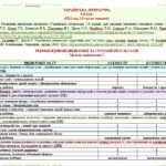 Фото розробки: Календарне планування з ГР. Українська література. 5 клас НУШ. Калинич О. В. та ін. (52,5 год / 1,5 год на тиждень). Модель оцінювання 1