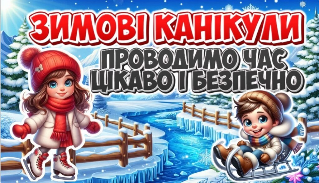 Головне зображення розробки: ✨❄️Зимові канікули: проводимо час цікаво і безпечно ❄️✨