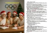 НОВОРІЧНИЙ РАНОК «НОВИЙ РІК НА ОЛІМПІ». Гумористично-патріотичний сценарій для 8-11 класів