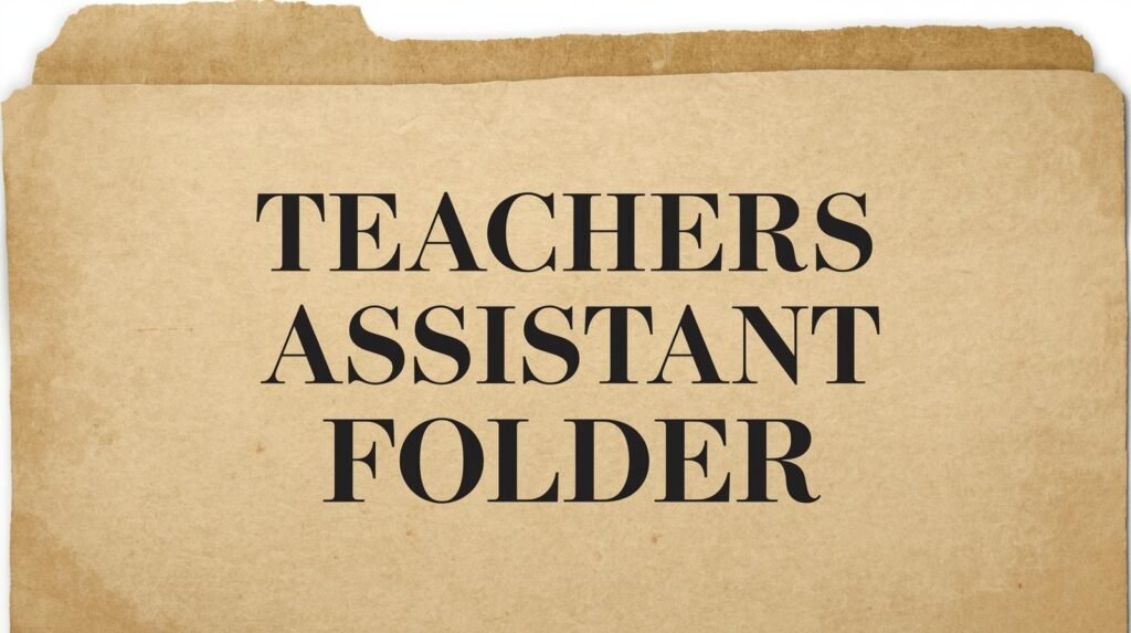 Головне зображення розробки: Папка асистента вчителя 2026