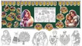 7 грудня – День української хустки. Оформлення, розмальовки