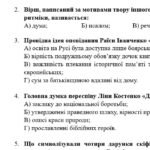 Фото розробки: 8 клас. Українська література. Комплексна підсумкова СЕМЕСТРОВА (1 сем) робота. ГР 1, ГР 2, ГР 3, ГР 4 МНП Яценко; підручники Авраменка, Яценко