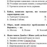 Фото розробки: ГР 4. Підсумкова (діагностична) робота. Українська література. 6 клас. За І семестр; МНП Яценко; підручник Калинич 2 варіанти