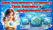 10 лютого – День безпечного Інтернету 2026. Анімована інформаційно-ігрова презентація “Твоя безпека в цифровому світі”