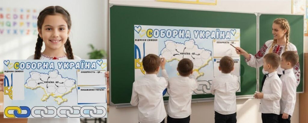 Головне зображення розробки: День Соборності України. ПЛАКАТ СПІВПРАЦІ