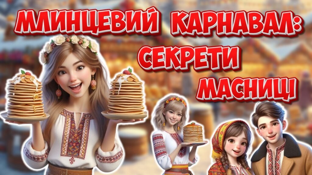 Головне зображення розробки: Анімована інформаційно-ігрова презентація “Млинцевий карнавал: секрети Масляної” 24 лютого – 2 березня Масляна 2025