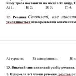 Фото розробки: ГР 4. Підсумкова (діагностична) робота. Українська мова. 8 клас. “Відокремлені члени речення”. Підходить до МНП Голуб та Заболотного. 2 варіанти