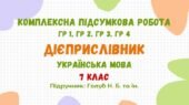 Комплексна підсумкова робота №3. Дієприслівник. Українська мова. 7 клас НУШ (підручник: Голуб Н. Б. та ін.)
