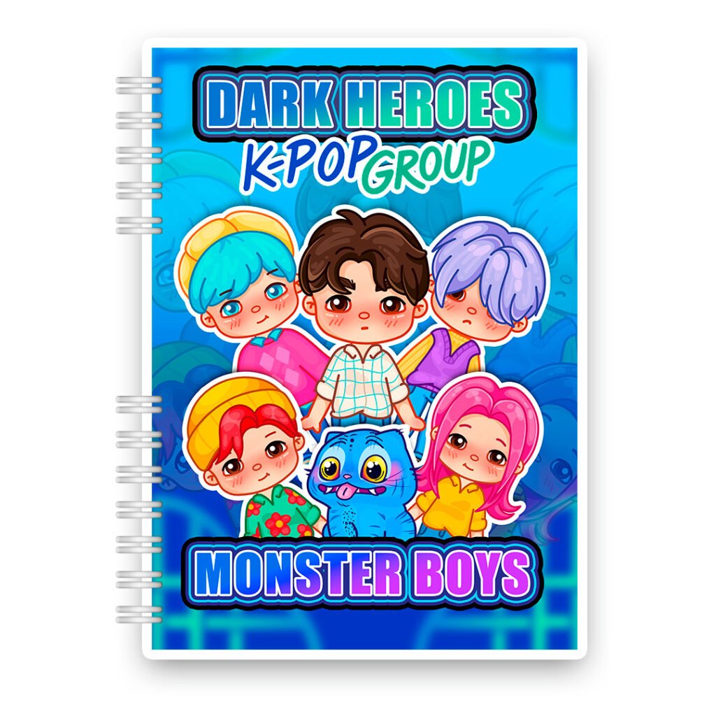 Головне зображення розробки: Електронний шаблон альбому «K-POP SajaBoys»