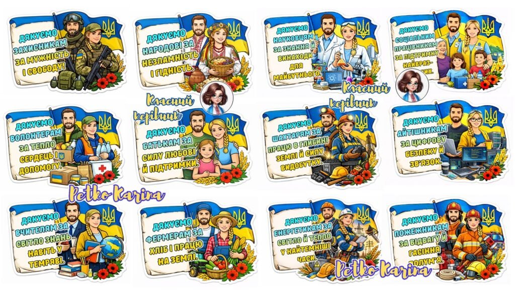 Головне зображення розробки: Фотофлешмоб “Дякуємо за…” до четвертої річниці повномасштабного вторгнення рф в Україну