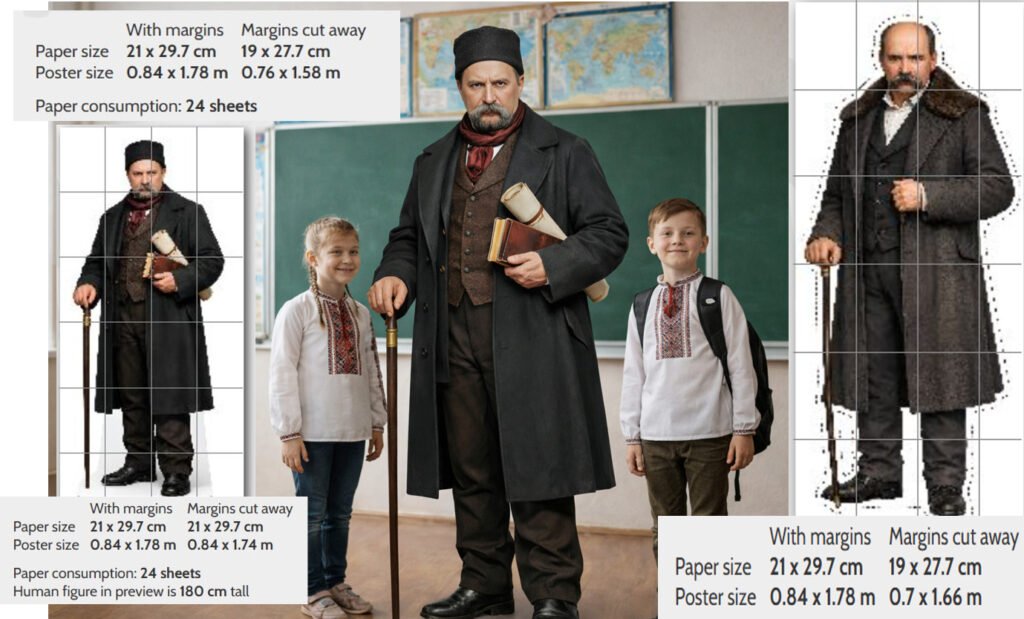 Головне зображення розробки: Тарас Шевченко. 📸 Шевченківська фотозона для вашого класу. Фотобутафорія