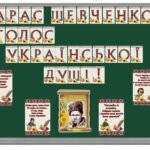 Оформлення дошки до Дня народження Тараса Шевченка