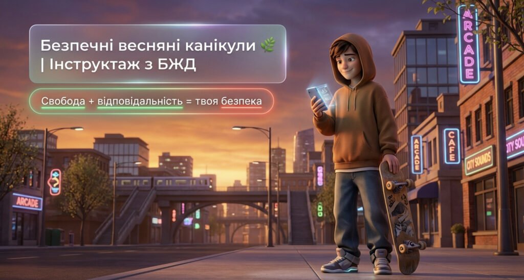 Головне зображення розробки: Безпечні весняні канікули презентація НУШ | Інструктаж з БЖД 3–11 клас | Правила безпеки дітей навесні, виховна година, сучасна презентація