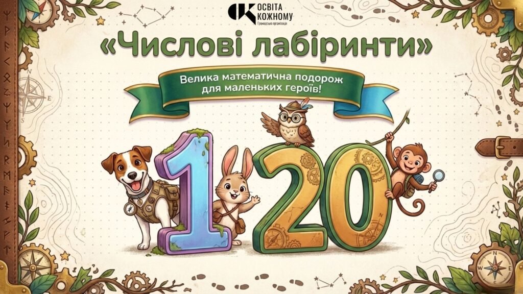 Головне зображення розробки: Інтерактивний збірник «Числові лабіринти»