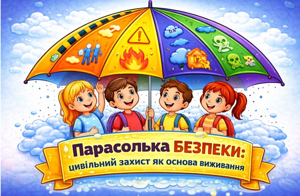 Головне зображення розробки: Колективна творча справа «Безпека понад усе: цивільний захист як основа виживання»
