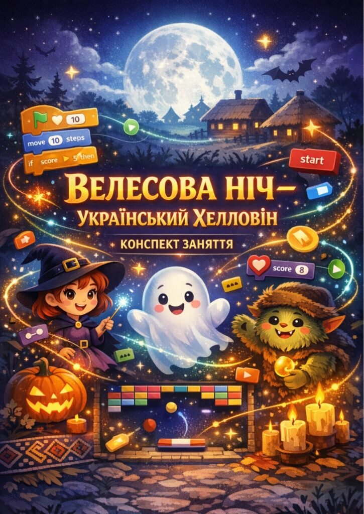 Головне зображення розробки: Конспект занять «Велесова ніч — український Хелловін»