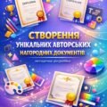 Методична розробка “Створення унікальних авторських нагородних документів”