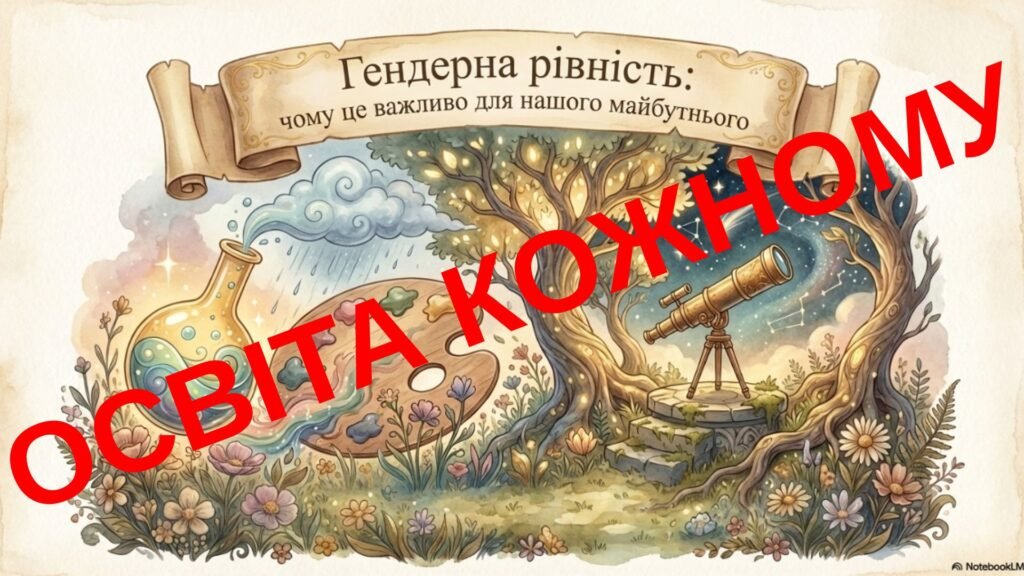 Головне зображення розробки: Презентація «Гендерна рівність: чому це важливо для нашого майбутьнього» (для молодших вихованців)