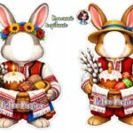 Фото розробки: 🐰🌸МЕГАНОВИНКА! Великодні кролики – рамки для вашої фотозони!