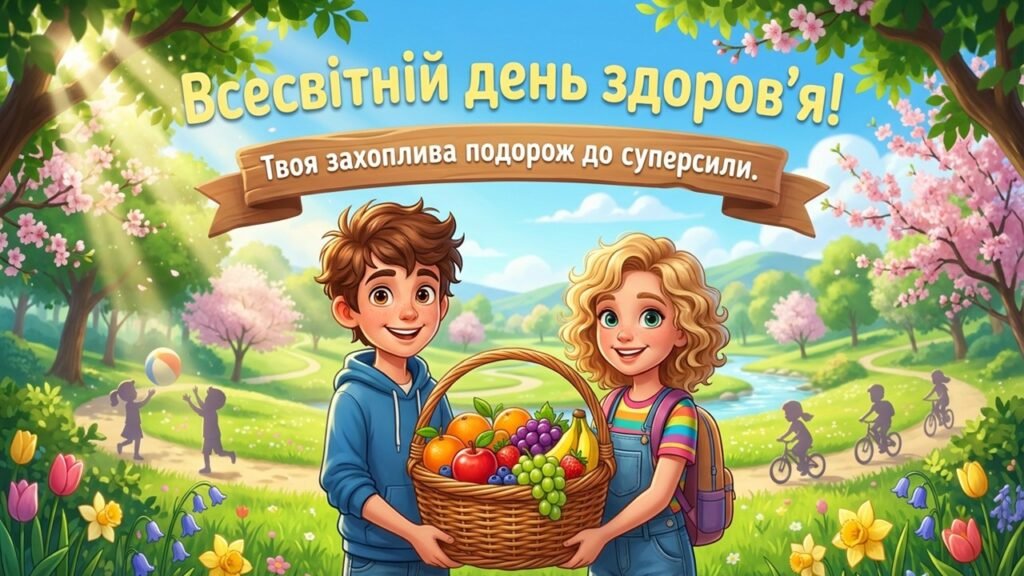 Головне зображення розробки: НОВИНКА! 7 квітня – Всесвітній день здоров’я – Подорож до суперсили