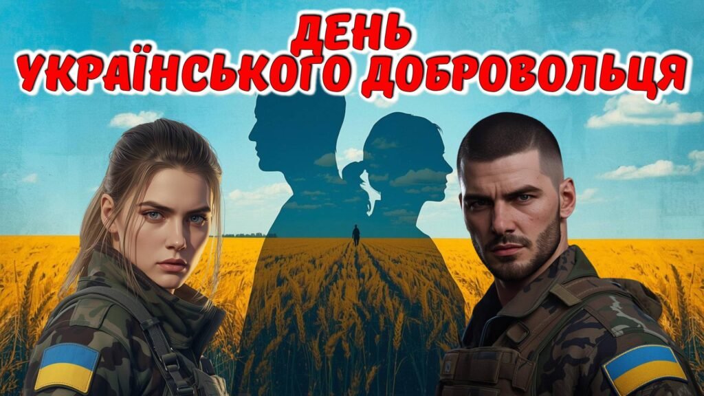 Головне зображення розробки: День українського добровольця. Оформлення дошки. Конспект. Презентація