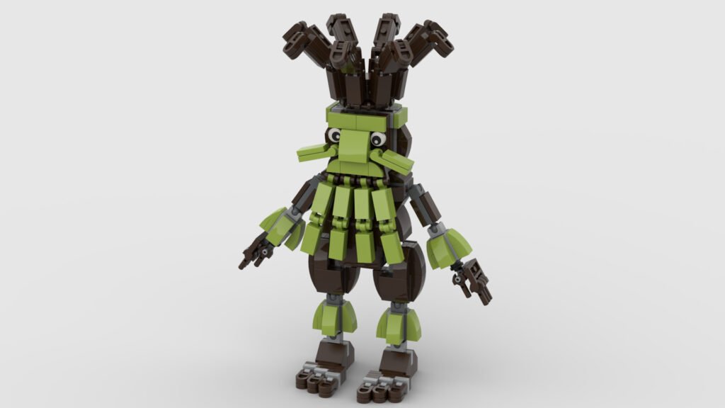 Головне зображення розробки: Інструкція збірки героя мультфільма “Мавка.Лісова пісня” Шумник Гук з констурктора Lego