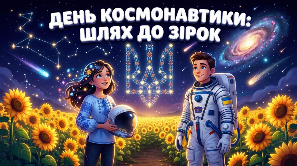 Головне зображення розробки: День космонавтики. Щлях до зірок