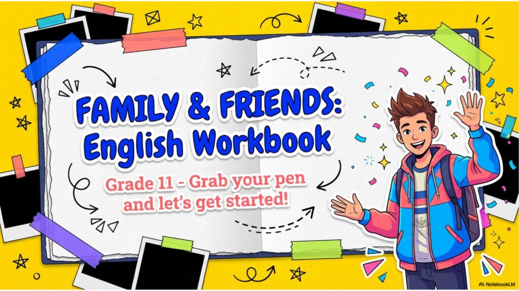 Головне зображення розробки: Workbook: Family & Friends – це структурований лексичний тренажер, розроблений відповідно до вимог ЗНО (НМТ).