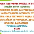 Комплексна підсумкова робота за ІІ семестр (сімейна форма навчання). Українська література. 8 клас НУШ (підручник: Заболотний В. В. та ін.)