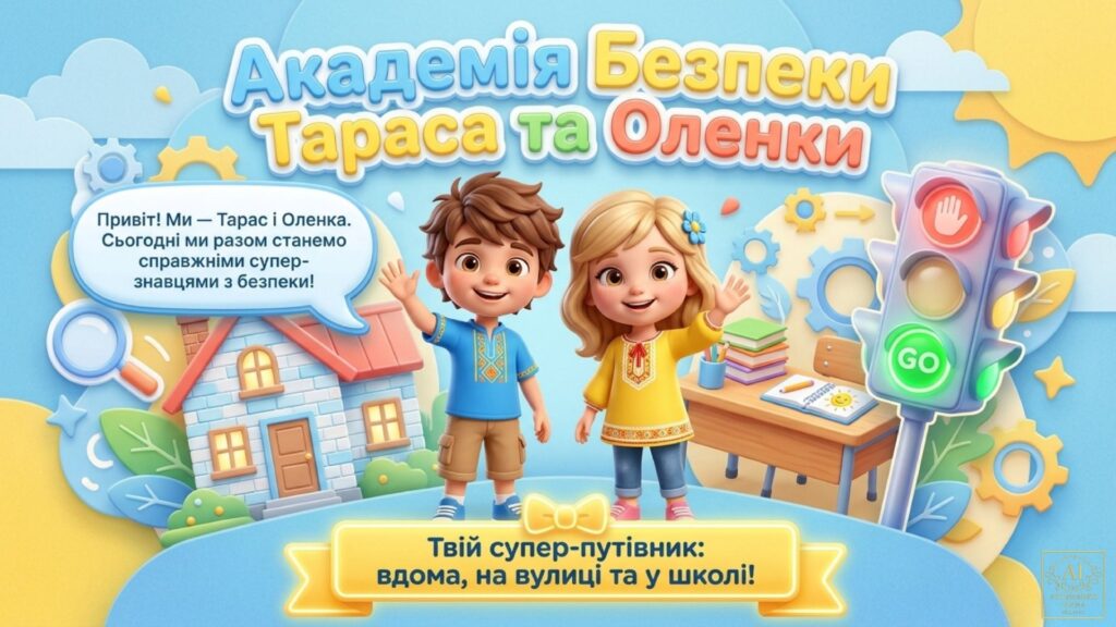 Головне зображення розробки: Презентація «Академія безпеки: вдома, на вулиці та в школі» (1-4 кл) +РОЗМАЛЬОВКА Правила безпеки