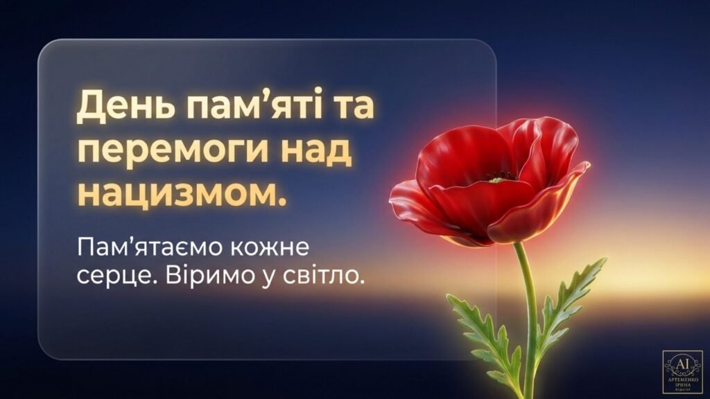 Головне зображення розробки: Анімована презентація “День пам’яті та перемога над нацизмом” з інтерактивними вправами 29 слайдів