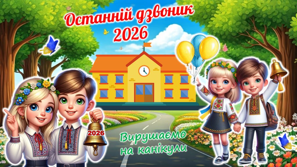 Головне зображення розробки: Останній дзвоник 2026. Сучасна, яскрава, анімована презентація.
