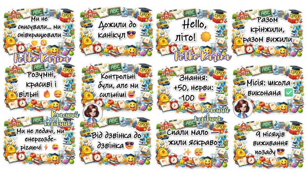 Головне зображення розробки: 🎓✨Веселі топери для фотофлешмоба на Останній дзвоник 🎓✨