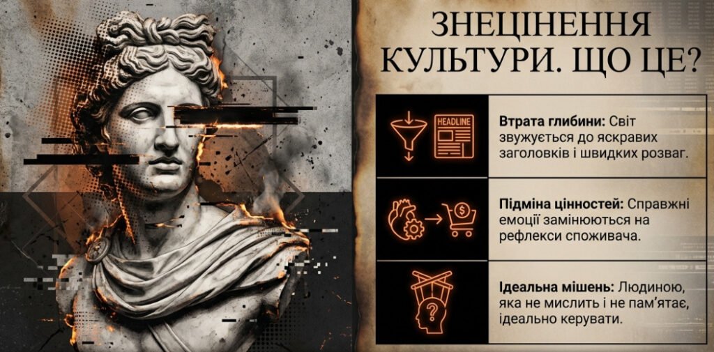 Головне зображення розробки: Проблема знецінення культури у романі Рея Бредбері «451° за Фаренгейтом» | Презентація НУШ 9 клас