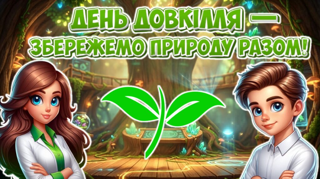 Головне зображення розробки: День довкілля — збережемо природу разом! Презентація+конспект