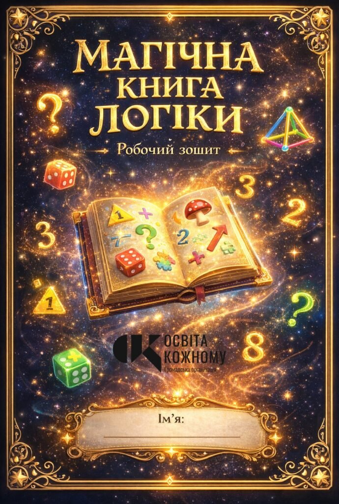 Головне зображення розробки: Робочий зошит «Магічна книга логіки»